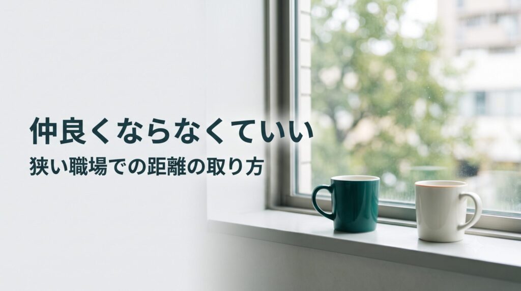 放射線技師 人間関係 しんどい 距離の取り方