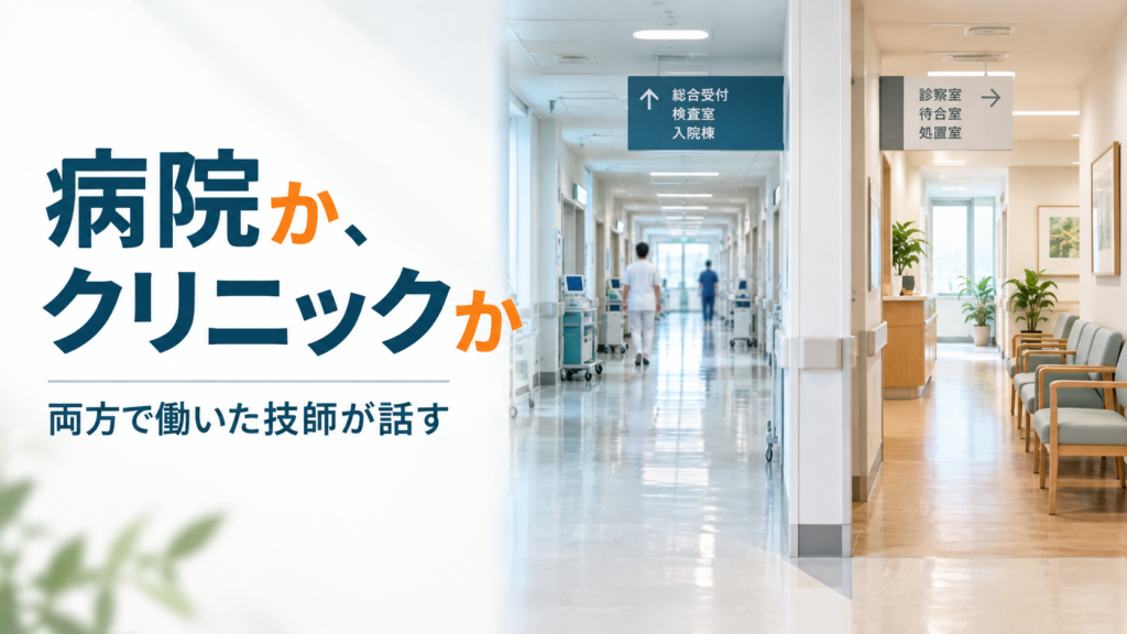 放射線技師 病院とクリニックの違い