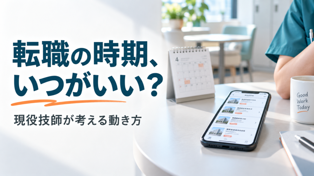 放射線技師 転職 時期